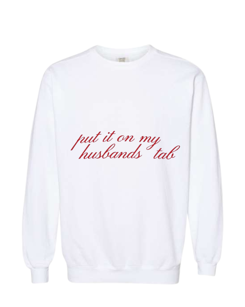 PUT IT ON MY HUSBANDS TAB